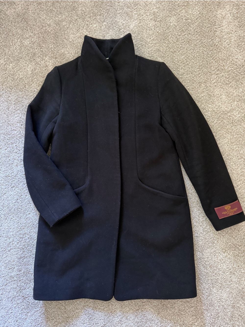 Women’s Wool and Cashmere Wilfred Cocoon Coat size medium
